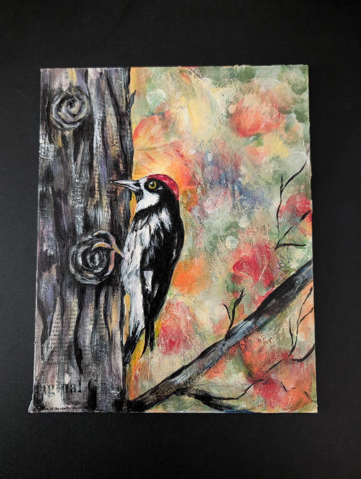 " Foraging in the Autumn Woodland Tapestry" # 1