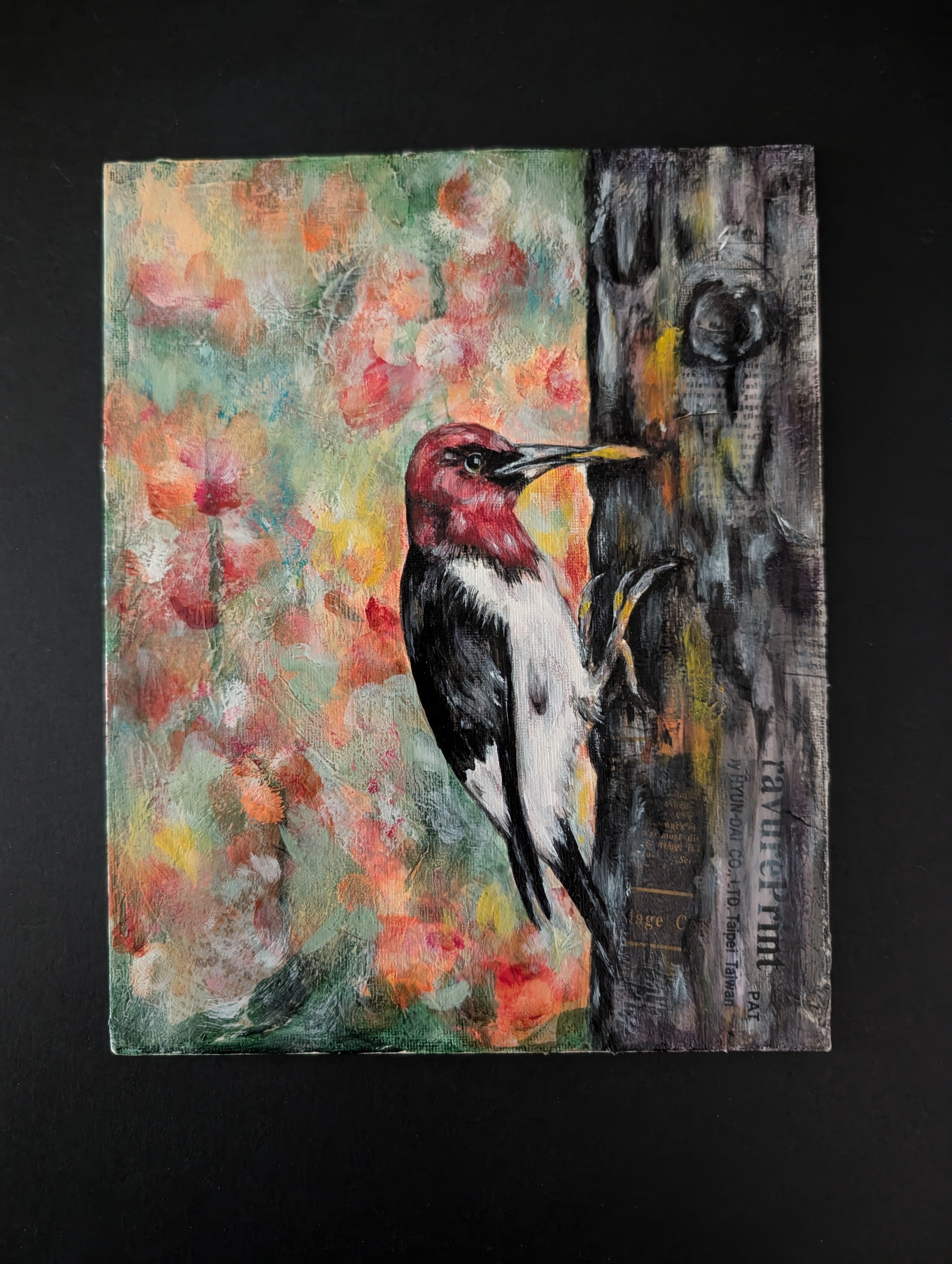 " Foraging in the Autumn Woodland Tapestry" #2